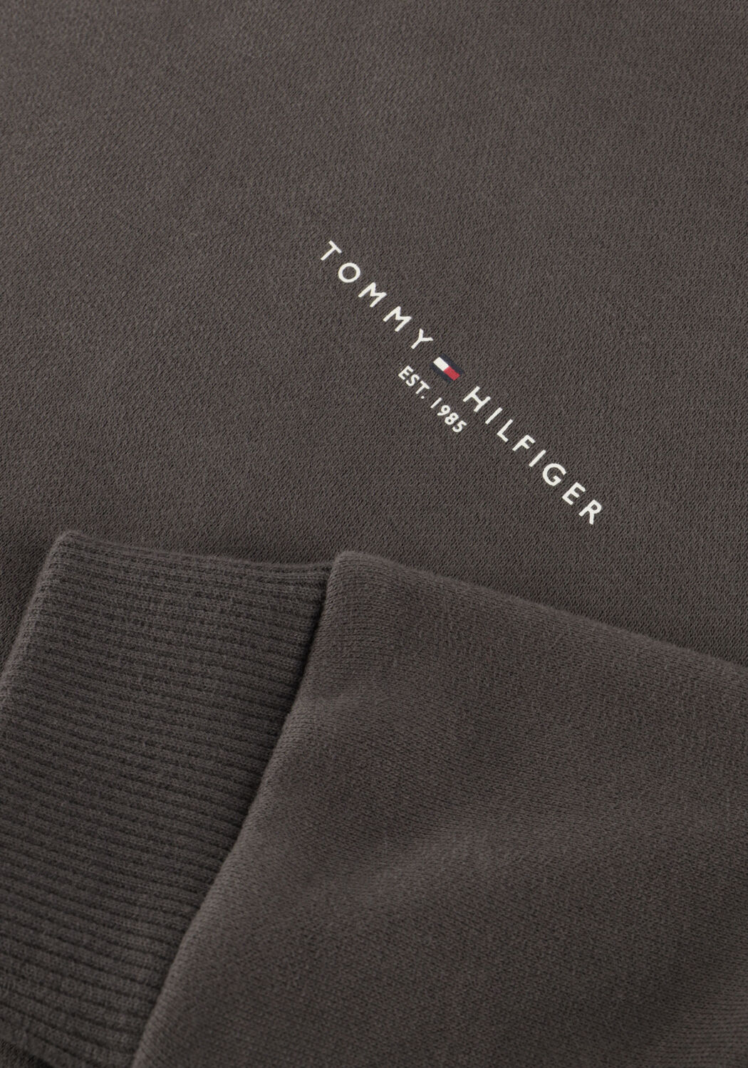 Donkergrijze TOMMY HILFIGER Sweater MINI CORP HOODIE - large