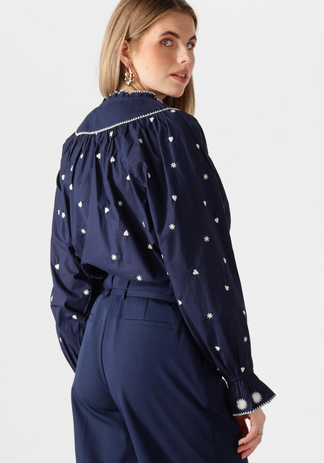 FABIENNE CHAPOT Dames Blouses Maisy Top Donkerblauw