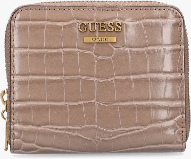 Taupe GUESS Portemonnee KATEY SLG SMALL ZIP AROUND - large