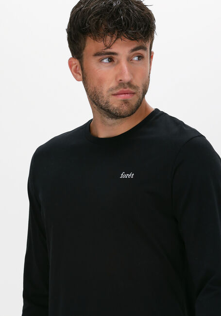 Zwarte FORÉT T-shirt WIND LONGSLEEVE - large