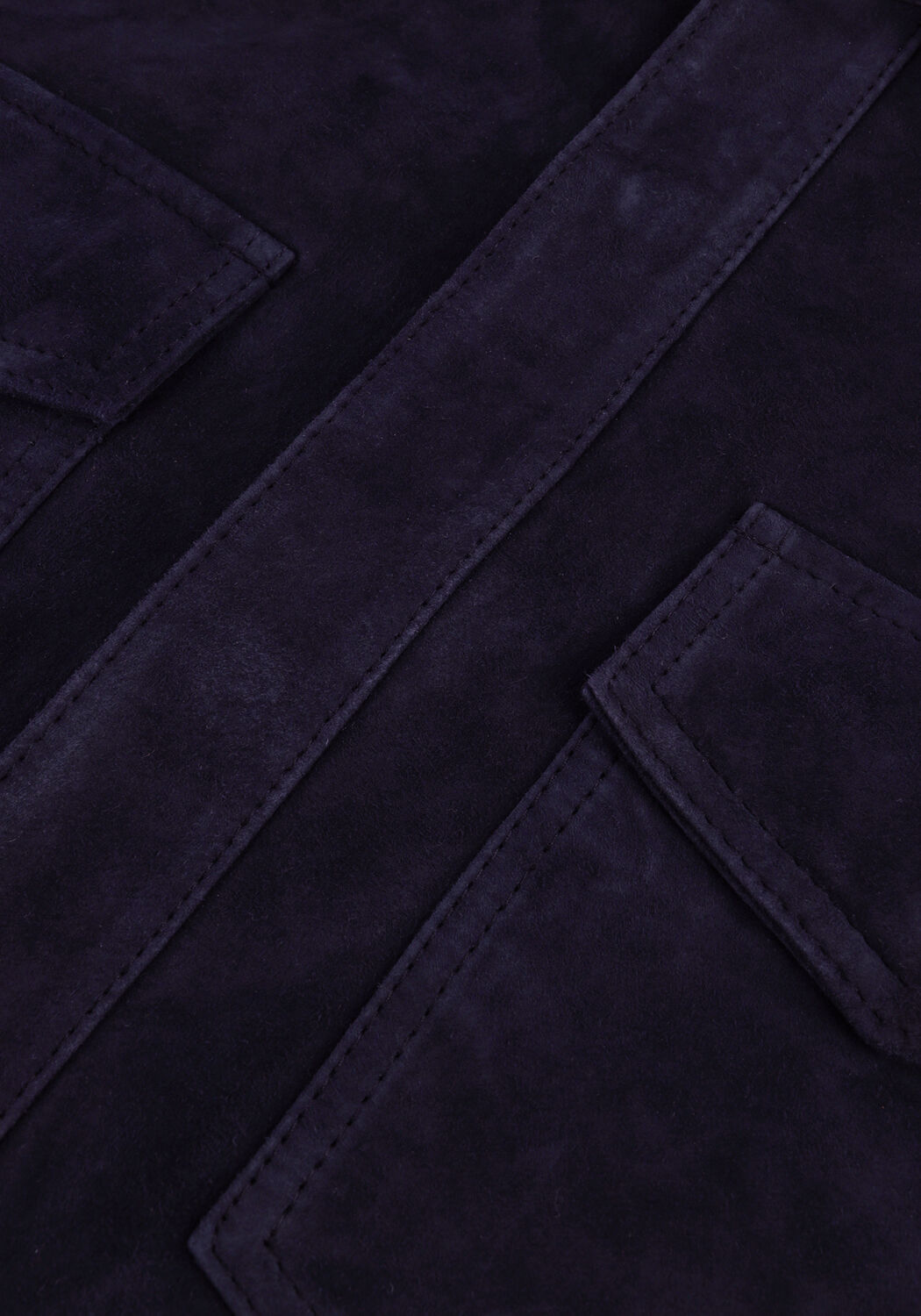 Donkerblauwe GOOSECRAFT Overshirt WYATT SHIRT - large