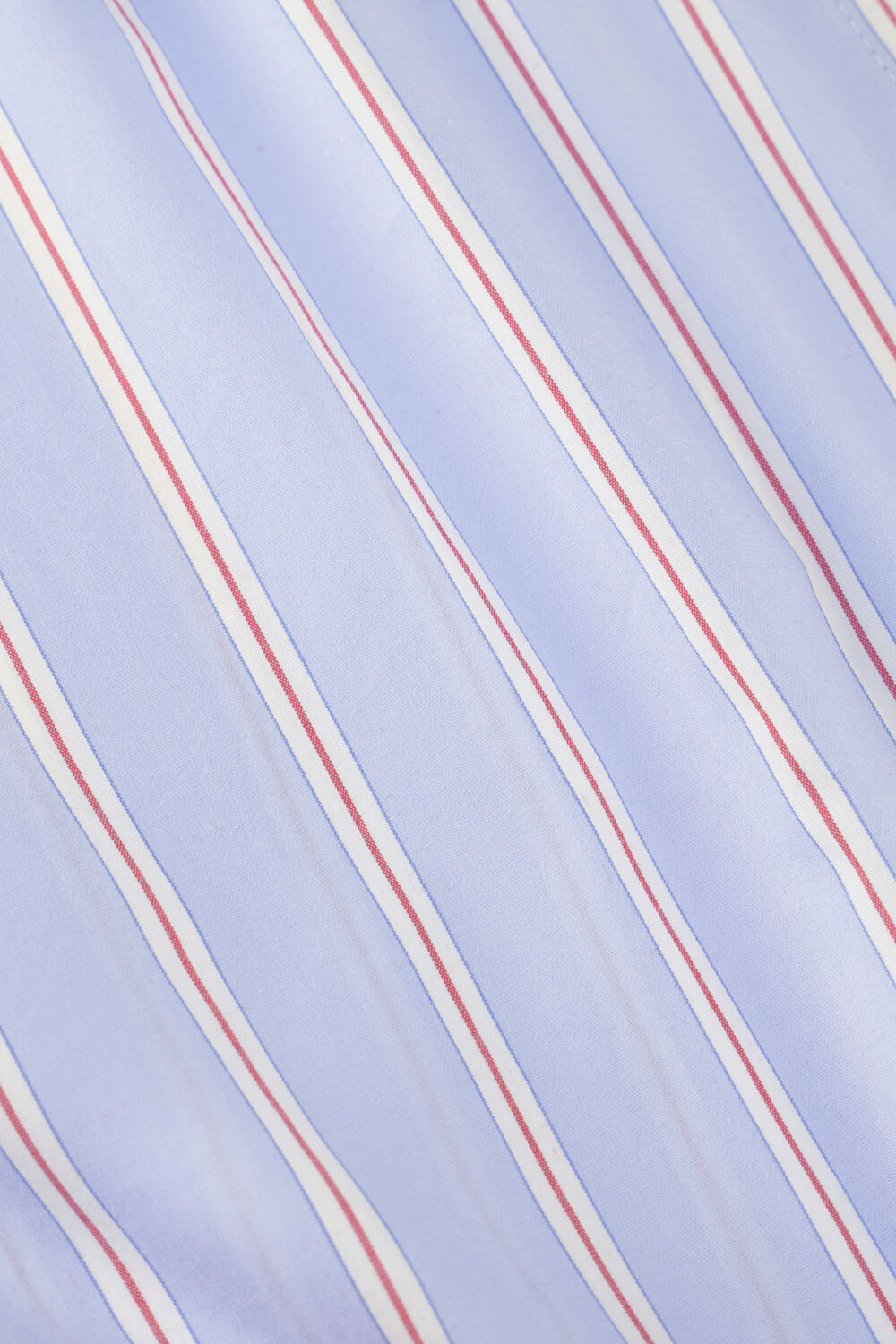 Lichtblauwe PENN & INK Blouses BLOUSE STRIPE - large