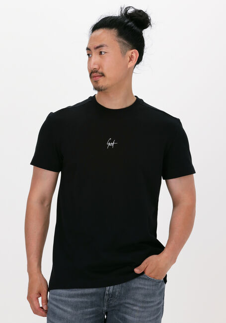 Zwarte GENTI T-shirt J4046-3236 - large