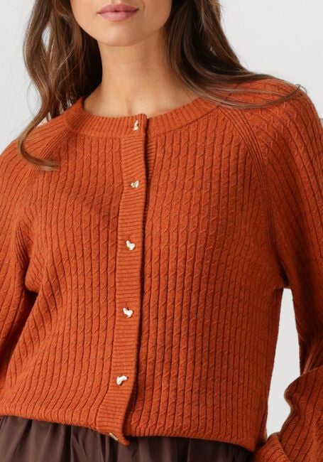 Oranje FABIENNE CHAPOT Vest CHARLOTTA CARDIGAN - large