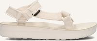 Witte TEVA Platte sandalen W MIDFORM UNIVERSAL Witte TEVA Platte sandalen W MIDFORM UNIVERSAL - medium