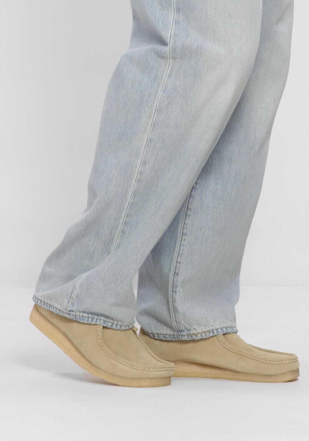 Beige CLARKS ORIGINALS Loafers WALLABEE M - large