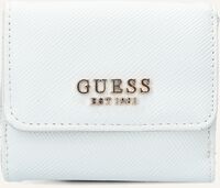 Witte GUESS Portemonnee LAUREL SLG CARD & COIN PURSE - medium