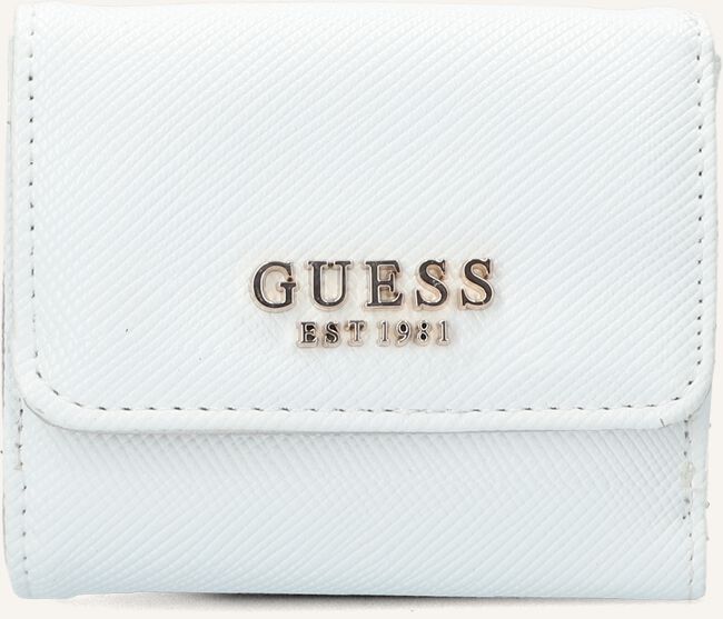 Witte GUESS Portemonnee LAUREL SLG CARD & COIN PURSE Witte GUESS Portemonnee LAUREL SLG CARD & COIN PURSE - large
