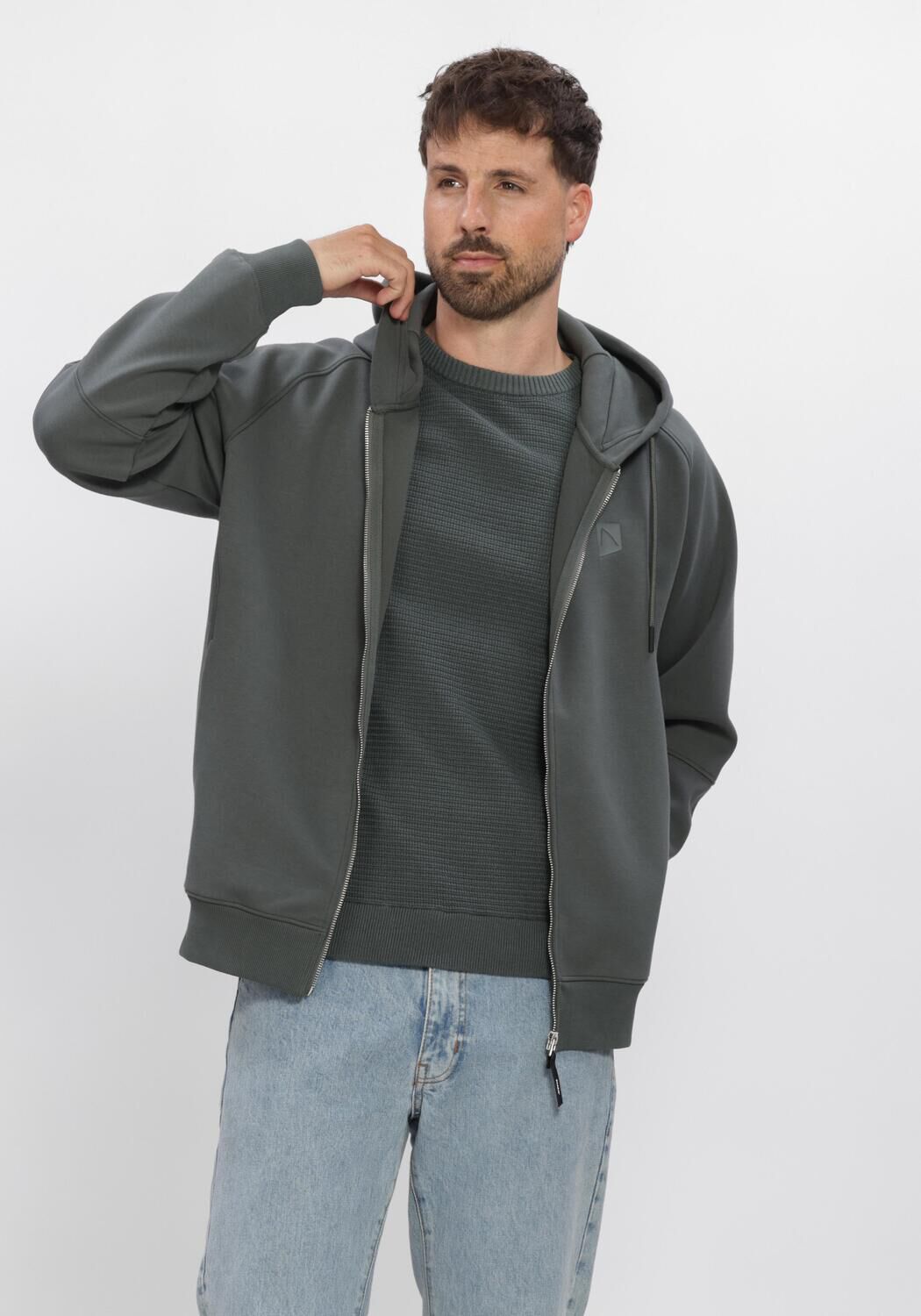 Antraciet CHASIN Sweater CORE AIR CARDIGAN - large