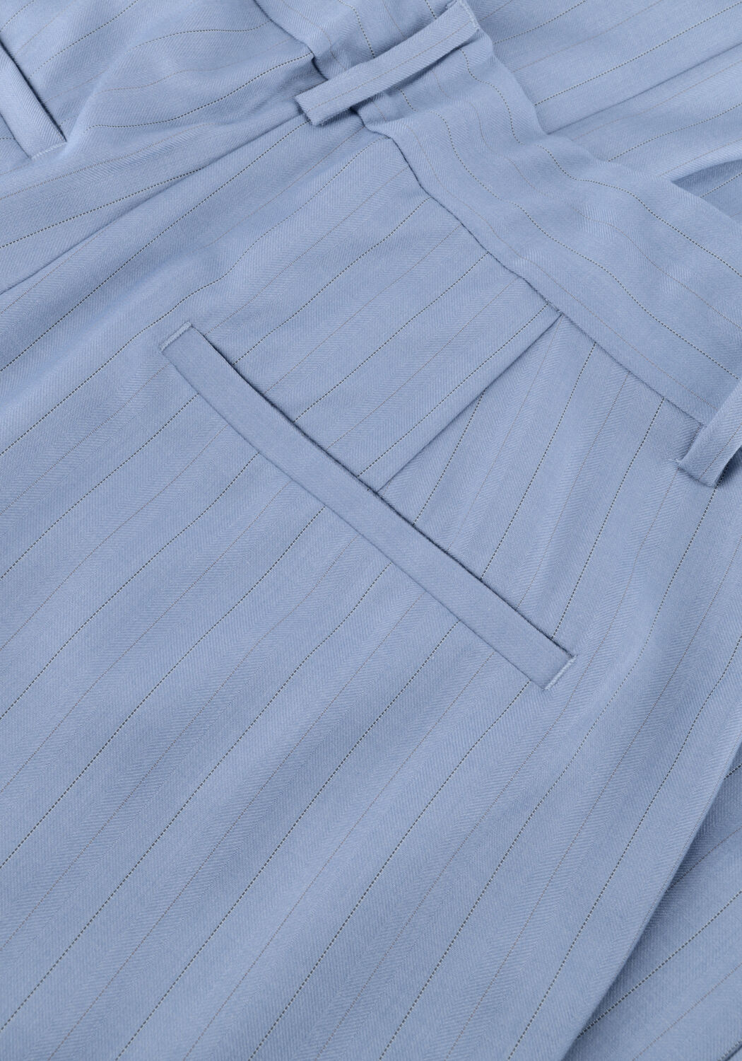 Lichtblauwe CO'COUTURE Wijde broek KIANACC PIN PLEAT LL PANT - large