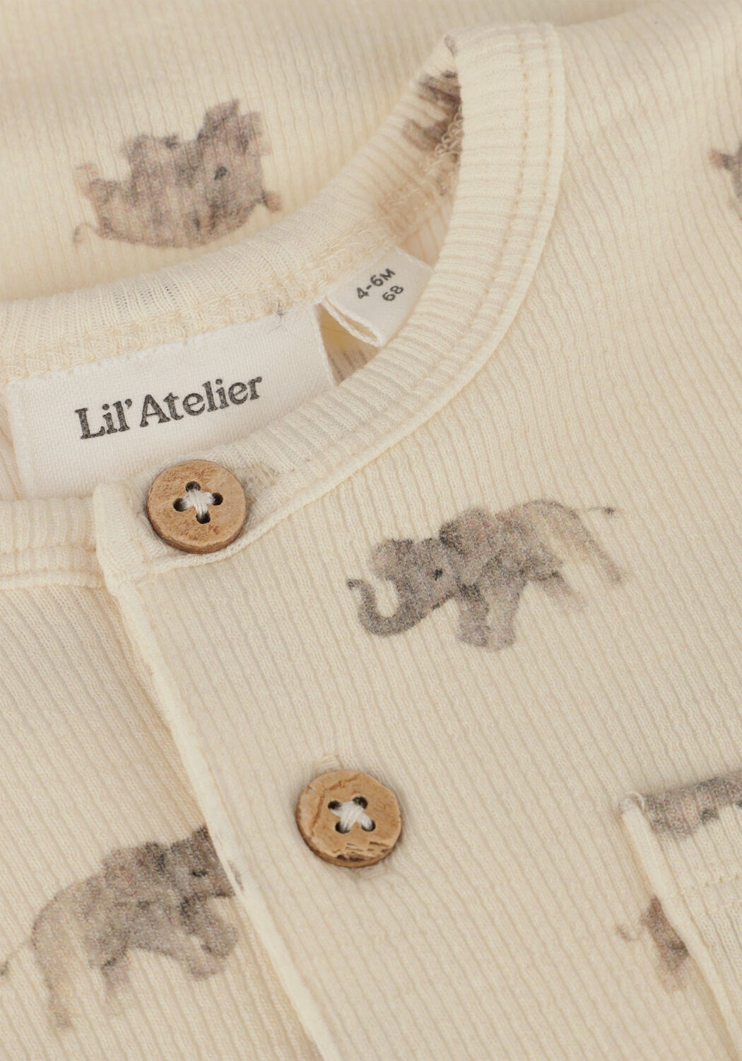 Beige LIL' ATELIER Rompers NBMGAVO EVO LS SLIM BODY LIL - large