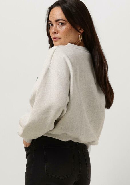 Lichtgrijze BY-BAR Trui BIBI LUCKY VINTAGE SWEATER - large