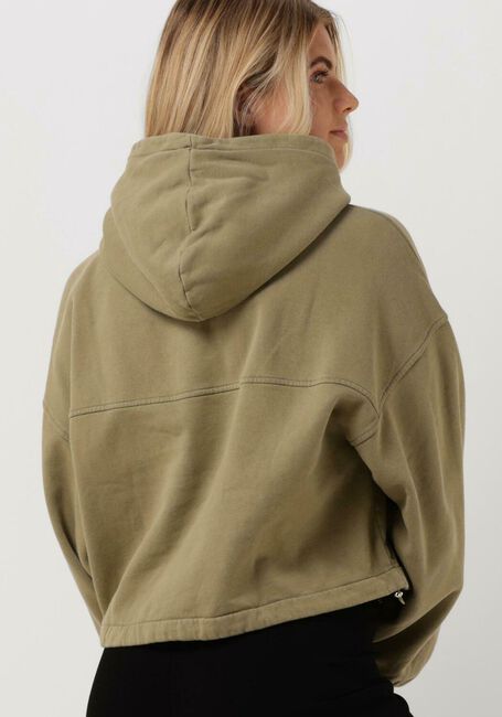 Groene LUNE ACTIVE Trui NOMI DRAWSTRING HOODIE - large