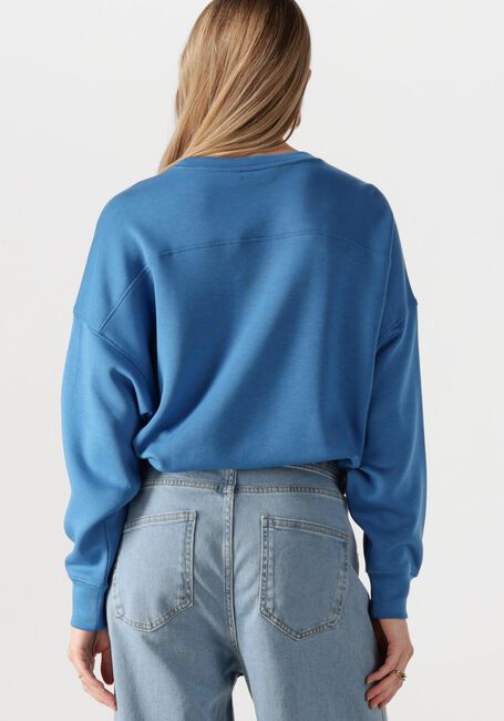 Blauwe MSCH COPENHAGEN Sweater MSCHDALVINA IMA Q SWEATSHIRT - large