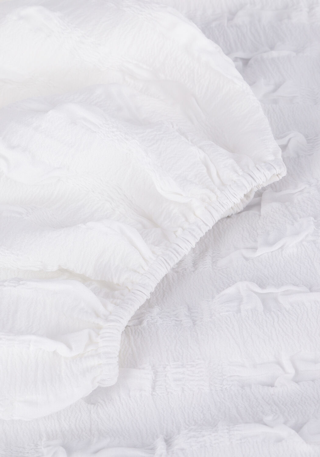 Gebroken wit SUMMUM Blouses TOP SEERSUCKER - large