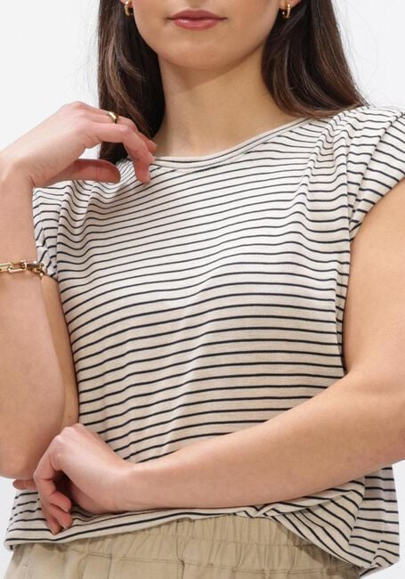 Blauwe BY-BAR Tops & T-shirts NILOU SMALL STRIPE - large