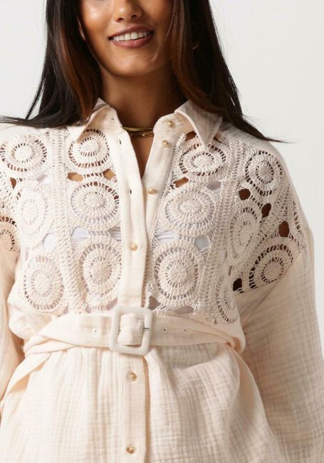 Witte FREEBIRD Blouses WV-STRUCT-CROCHET-COT-23-2 - large