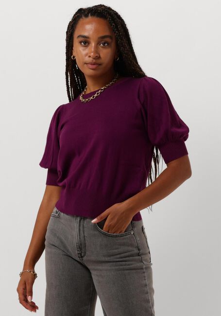 Paarse MINUS Trui LIVA KNIT TEE - large