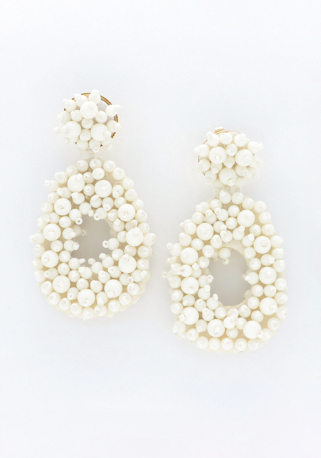 Beige NOTRE-V Oorbellen OMSS23-033