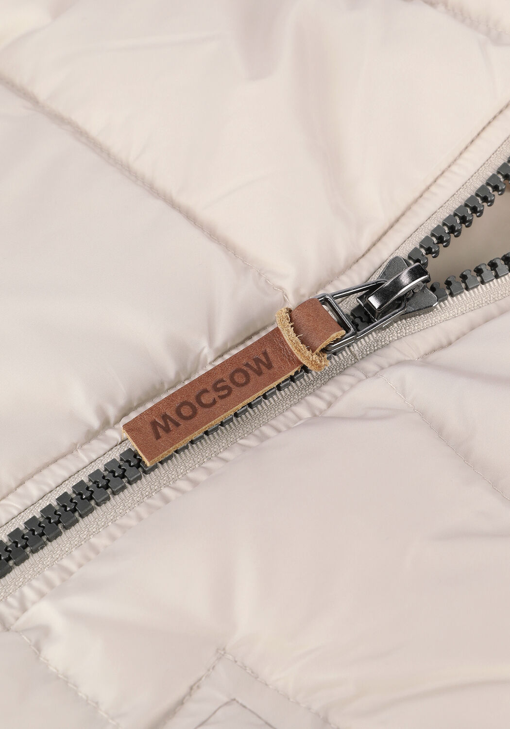 Ecru MOSCOW Gewatteerde jas BIKER - large