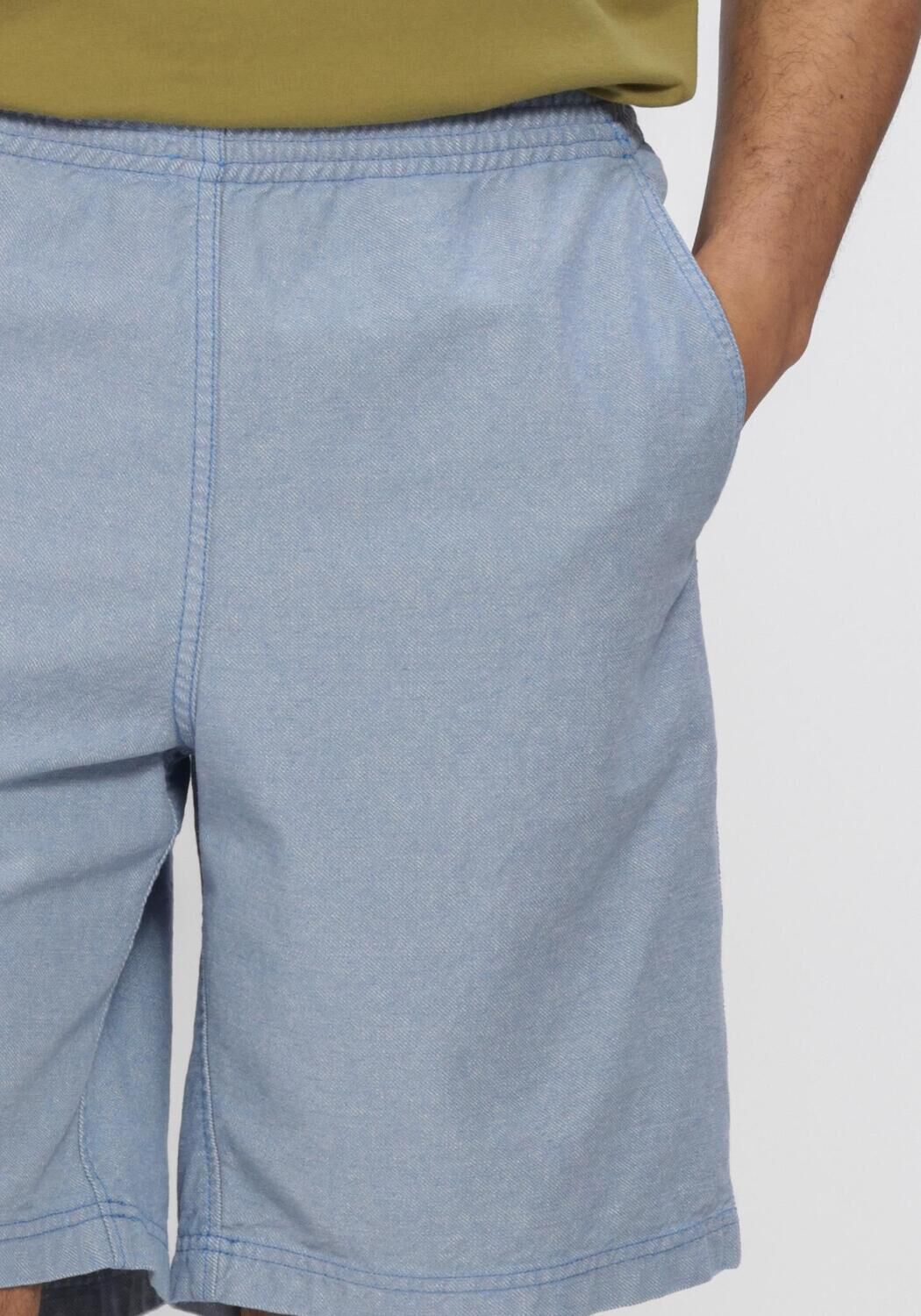 Lichtblauwe AMERICAN VINTAGE Korte broek PUSWAY - large