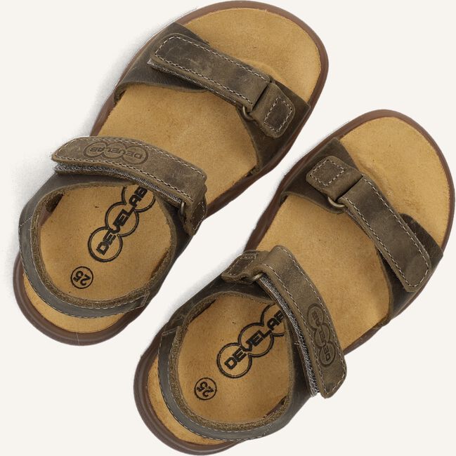 Bruine DEVELAB Platte sandalen 48399 Bruine DEVELAB Platte sandalen 48399 - large