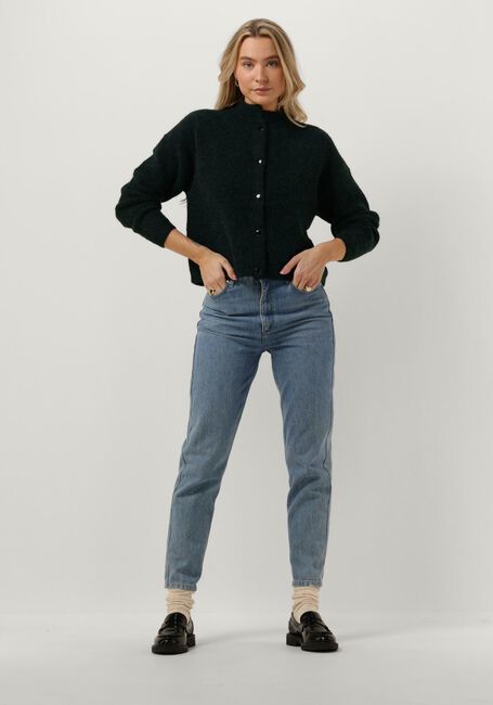 Donkergroene GESTUZ Vest ALPHAGZ SHORT CARDIGAN Donkergroene GESTUZ Vest ALPHAGZ SHORT CARDIGAN - large