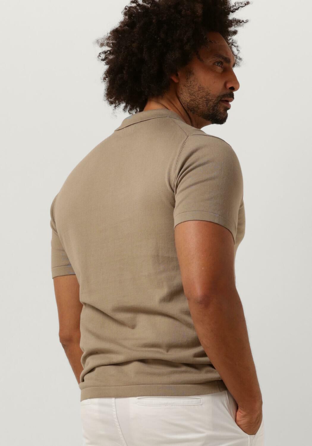 DSTREZZED Heren Polo's & T-shirts Ds_camilo Polo Beige