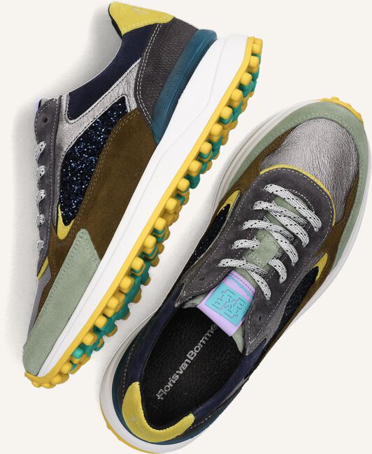 Groene FLORIS VAN BOMMEL Lage sneakers SFW-10099 Groene FLORIS VAN BOMMEL Lage sneakers SFW-10099 - large