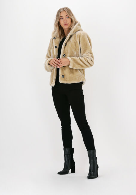 Beige GIACOMO THE JACKET Faux fur jas 13 LT FUR - large