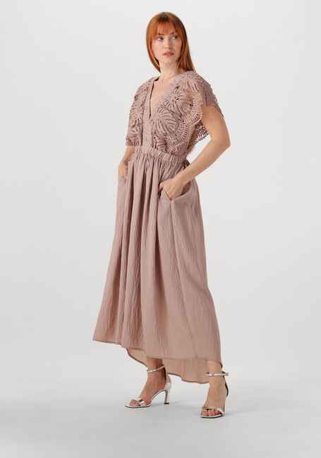 Roze COPENHAGEN MUSE Midi jurk COLE DRESS - large