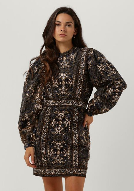 Bruine IDANO Mini jurk TABATHA - large