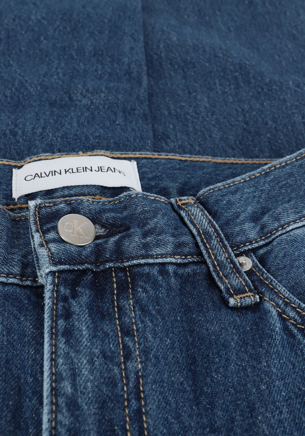 Blauwe CALVIN KLEIN Mom jeans MOM JEAN - large