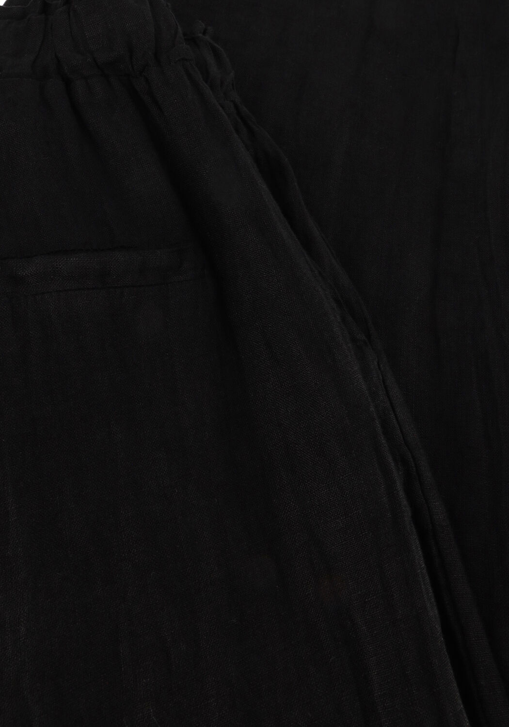 Zwarte NUKUS Wijde broek SILKY PANTS - large