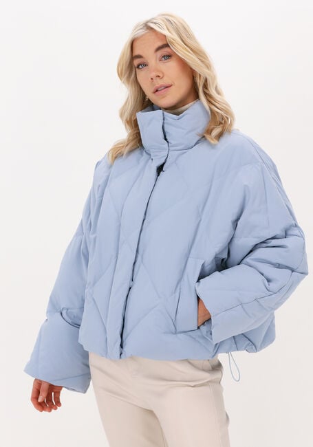 Lichtblauwe STAND STUDIO Gewatteerde jas AINA JACKET - large