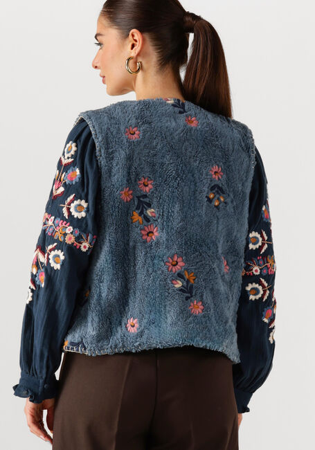Blauwe LOUIZON Gilet YOBRODABIS/YAMINA - large