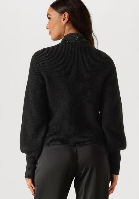 Zwarte NEO NOIR Vest MUSCADO KNIT CARDIGAN - large
