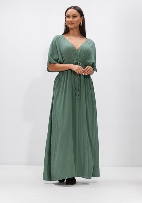 Groene BY-BAR Maxi jurk LONG DRESS - large