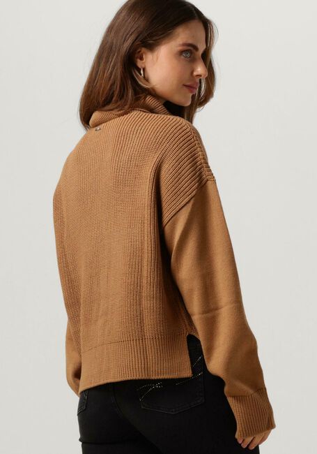 Camel LIU JO Trui MAGLIA CHIUSA M/L D/VITA PERLE - large