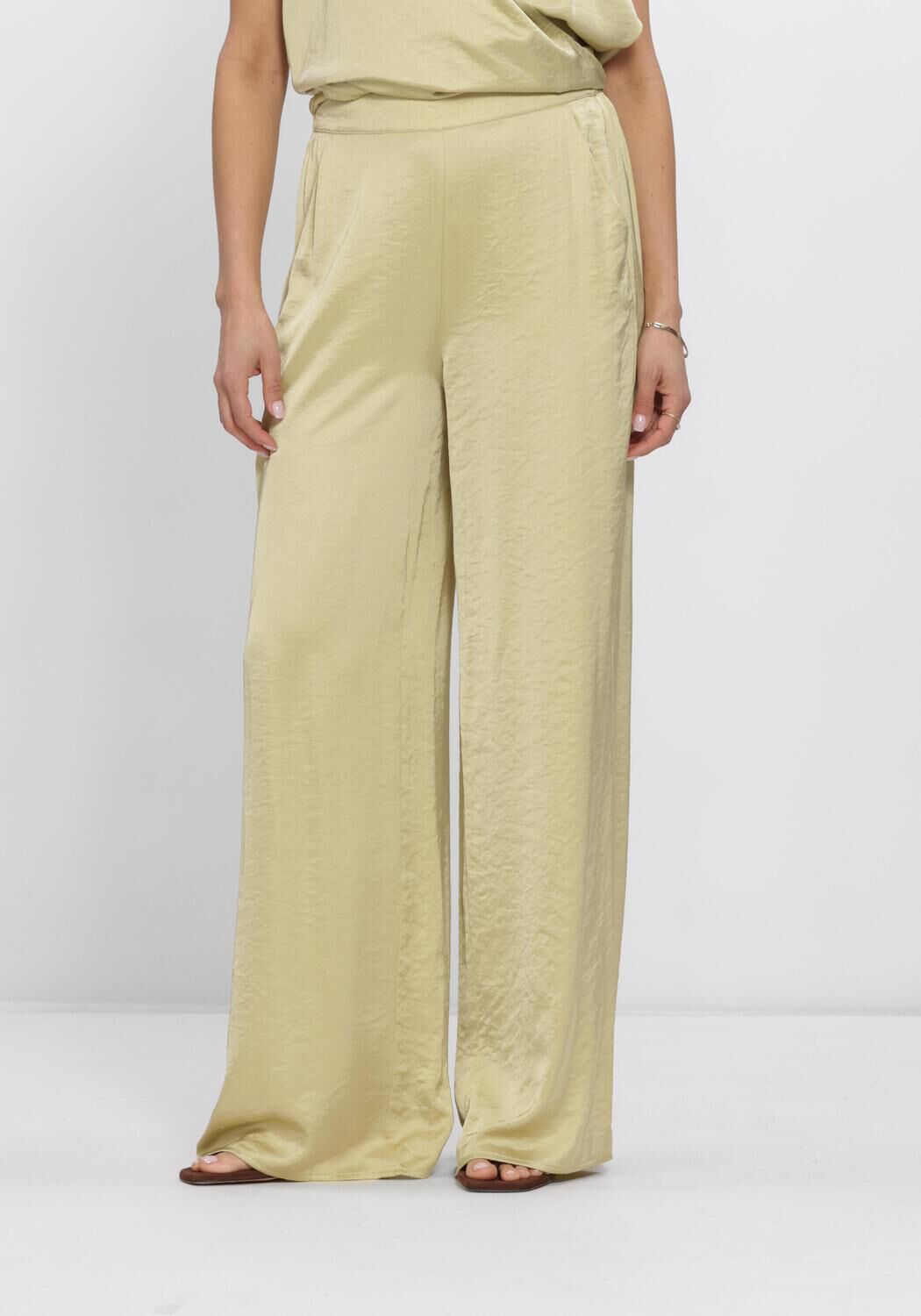 Groene FREEBIRD Broeken WV-SATIN-AIR-26-1 - large