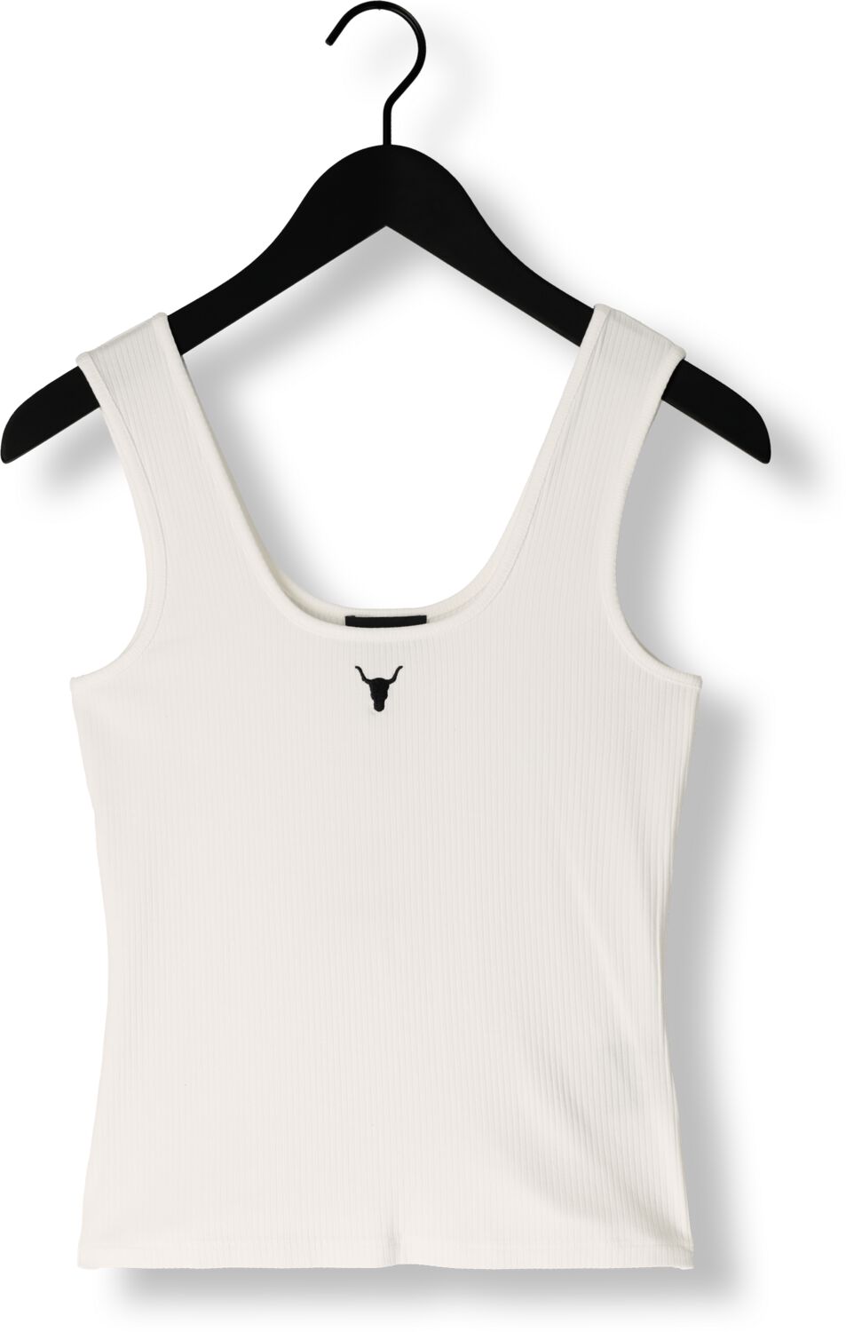 ALIX THE LABEL Dames Tops & T-shirts Ladies Knitted Tanktop Wit