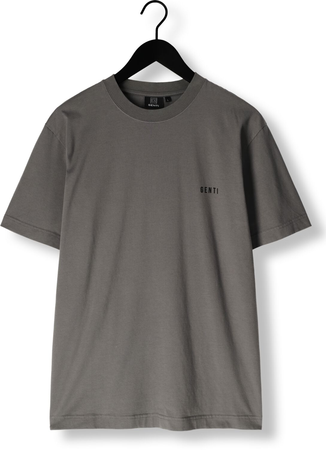 GENTI Heren Polo's & T-shirts T-shirt Ss J2040-1223 Grijs