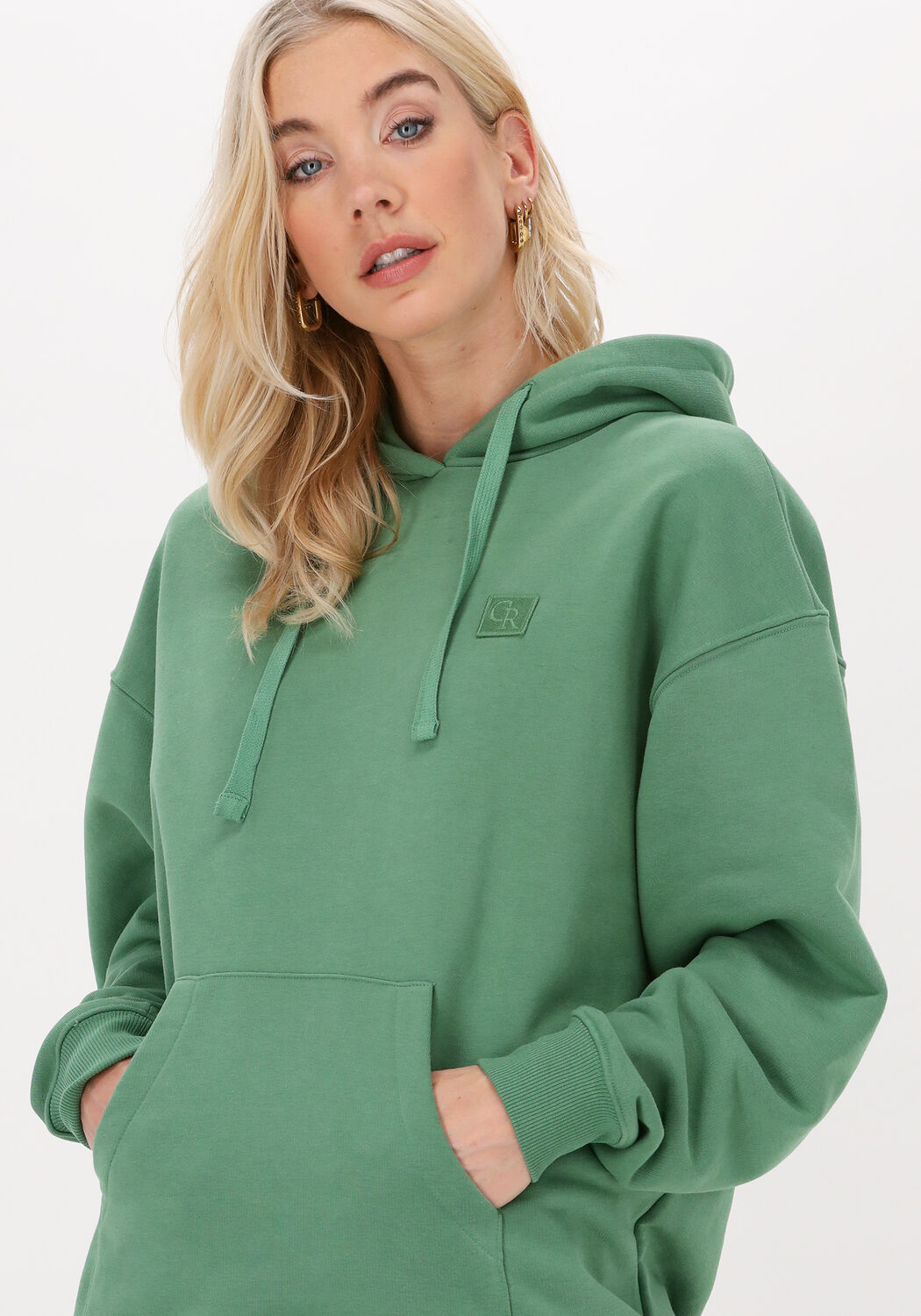 Groene COLOURFUL REBEL Sweater UNI OVERSIZED HOODIE Omoda