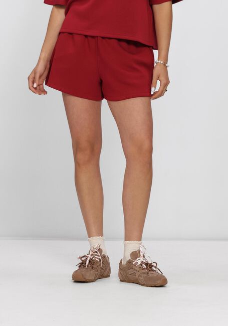 Rode MSCH COPENHAGEN Korte broek MSCHHARISSA IMA Q SWEAT SHORTS - large
