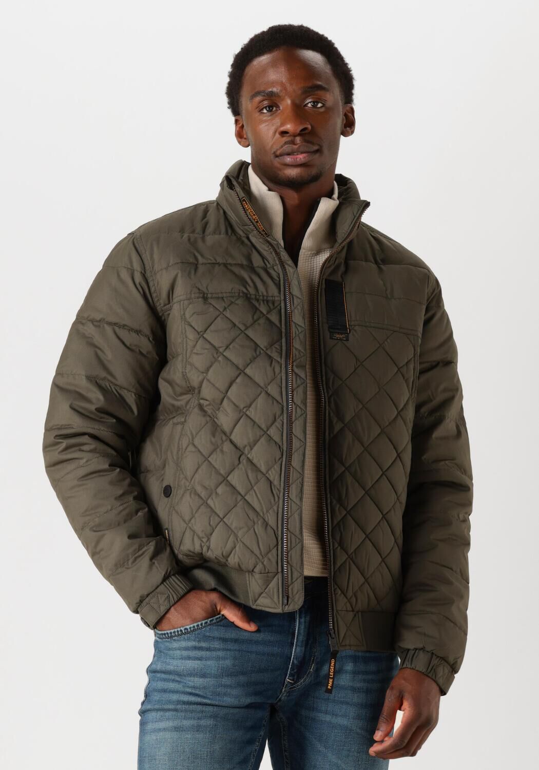 PME LEGEND Heren Jassen Flight Jacket Cargo Glider Brightster Groen