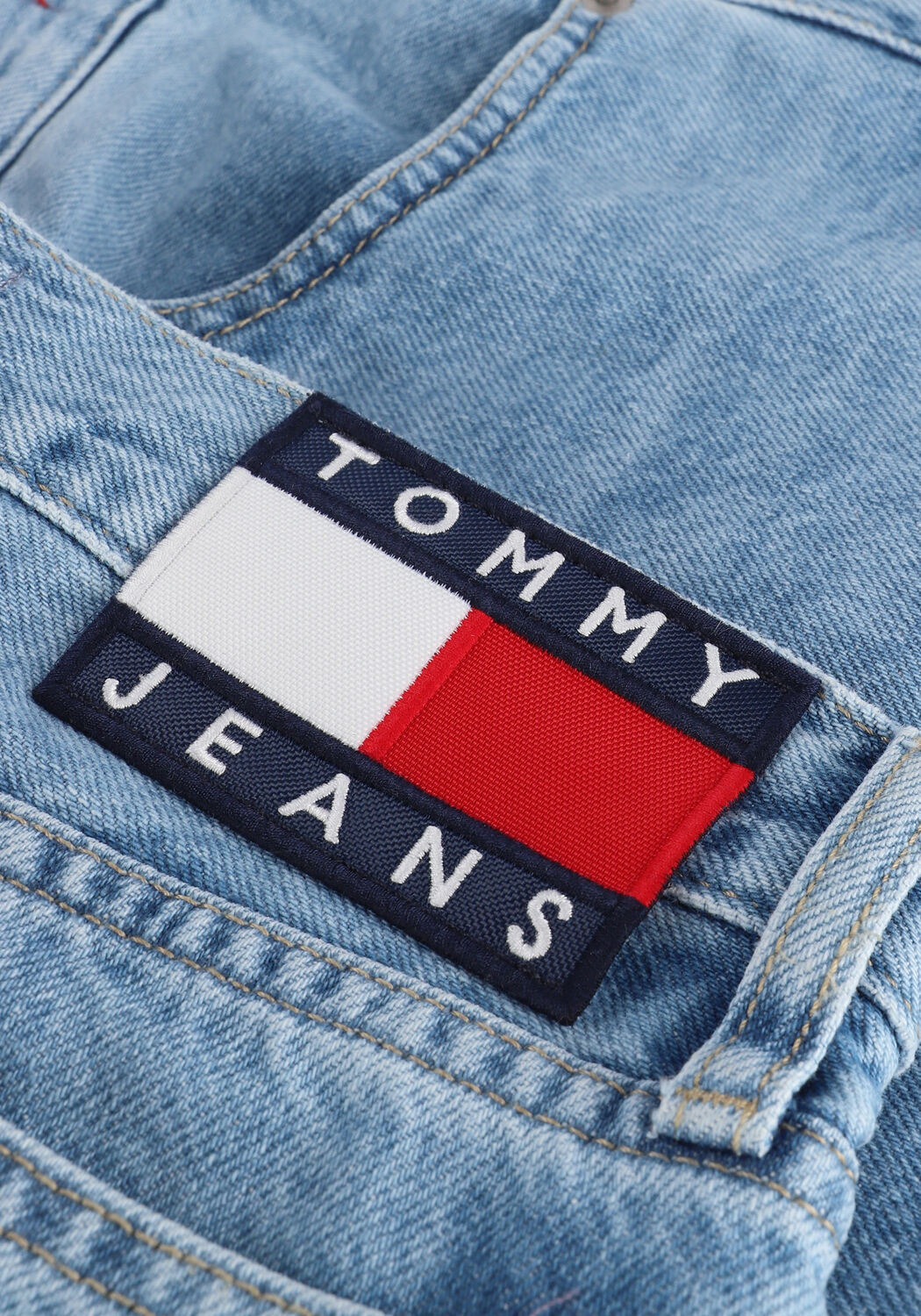 Lichtblauwe TOMMY JEANS Broeken HOTPANT - large