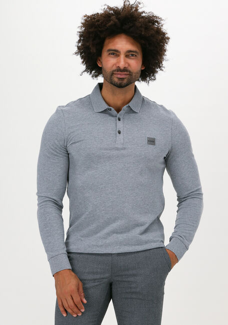 Grijze BOSS ORANGE Polo PASSERBY 1 10193126 - large