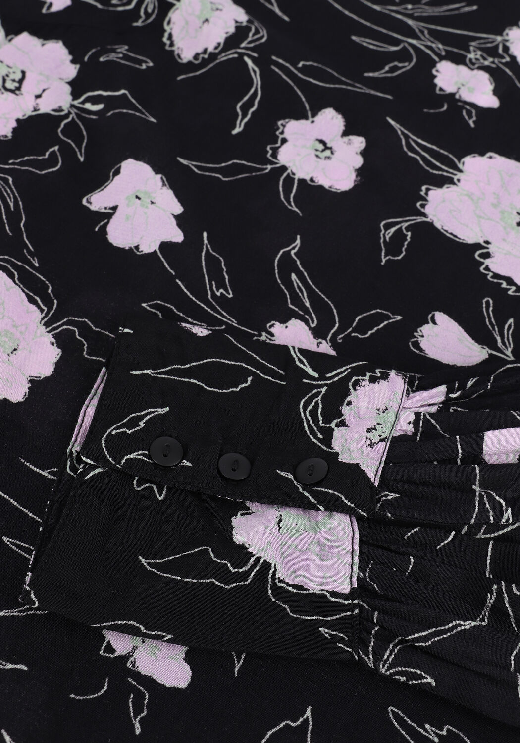 Zwarte MSCH COPENHAGEN Top LORINA MOROCCO LS TOP - large