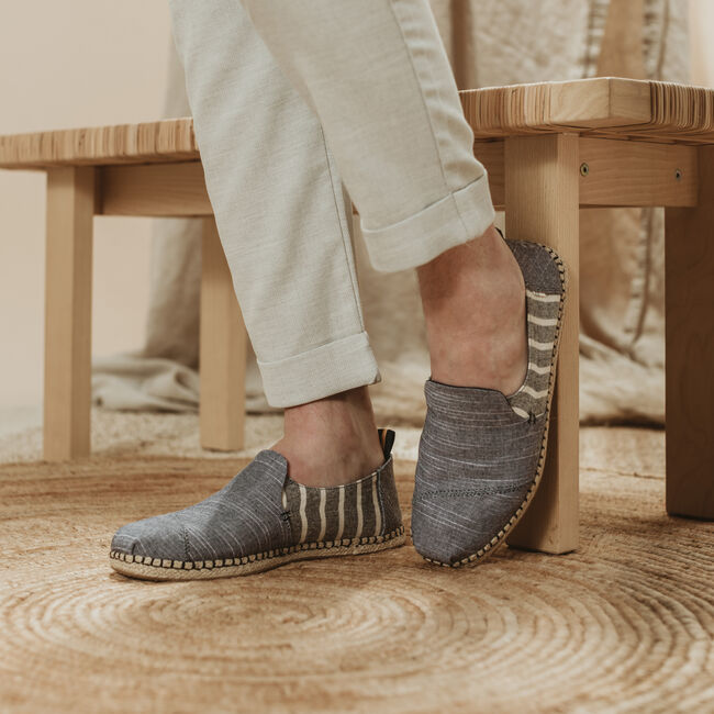 Blauwe TOMS Espadrilles DECONSTRUCTED ALPARGATA MEN Blauwe TOMS Espadrilles DECONSTRUCTED ALPARGATA MEN - large