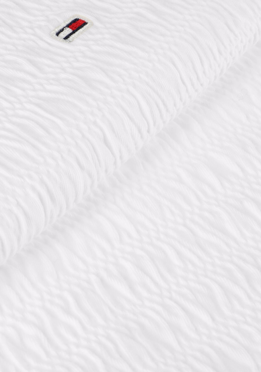 Witte TOMMY JEANS Top TJW SLIM SMOCK TEE - large